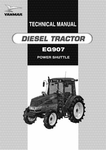 Yanmar EG 907 Power Shuttle Diesel Tractor Service Repair Manual - PDF File Download
