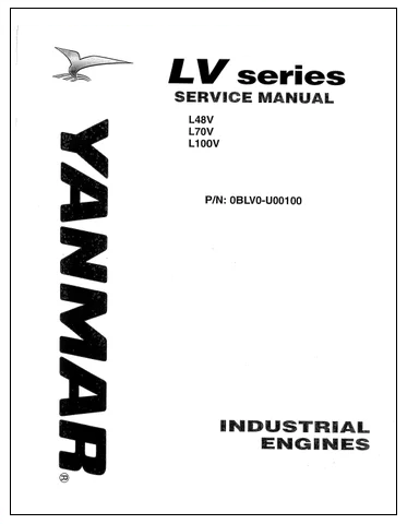 Yanmar Industrial Engine L48V, L70V, L100V Service Repair Manual - PDF File Download