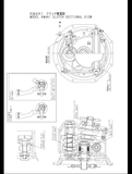 Yanmar KM4A, KM4A1, KM4A2 Transmission Parts Catalog Manual 