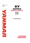 Yanmar Marine Diesel Engine SY SERIES (6SY-STP2, 6SY655, 8SY-STP) Service Repair Manual - PDF File Download