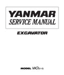 Yanmar ViO15-2 Excavator Service Repair Manual - PDF File Download