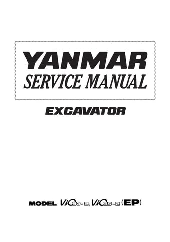 Yanmar ViO30-2, ViO35-2 (EP) Excavator Service Repair Manual - PDF File Download