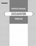 Yanmar ViO35-6A Excavator Service Repair Manual - PDF File