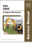 Z25, 250Z - Gehl Compact Excavator Service Repair Manual 50940346 PDF Download