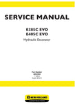 NEW HOLLAND E385C EVO, E405C EVO, (TIER 3) HYDRAULIC EXCAVATOR SERVICE MANUAL 48024968 - PDF FILE