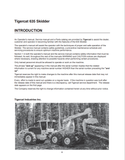 Download Complete Operator's Manual For Tigercat 635 Skidder