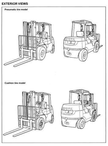 Toyota 7FG(D)U15-32, 7FGCU20-32 Electric Powered Forklift Service Repair Manual CU027-3 - PDF File Download