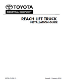 Toyota 8B(D)RU15-23 Reach Lift Truck Installation Guide Manual - PDF File Download