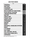 Toyota 7FB(H)10-30, TFBJ35 Electric Powered Forklift Service Repair Manual Vol. 1 - PDF File Download