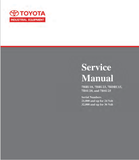 Toyota 7BRU18-23, 7BDRU15, 7BSU25 Forklift Service Repair Manual - PDF File Download