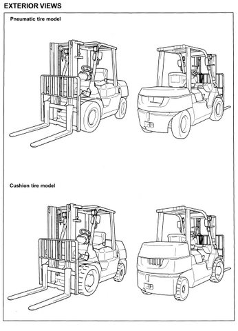 Toyota 7FGU35-80, 7FDU35-80, 7FGCU35-70 Forklift Service Repair Manual - PDF File Download