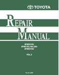 Toyota 8FBES15U, 8FBE(H)U15-20U Forklift Service Repair Manual Vol. 2 - PDF File Download
