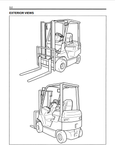 Toyota 7FB10-30, 7FBH10-25, 7FBJ35 Electric Forklift Service Manual