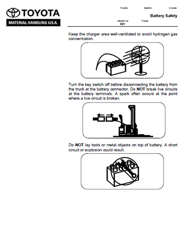Toyota 6BWC10-20, 6BWS11-20, 6BWR15, 6BWR15 Forklift Service Repair Manual - PDF File Download