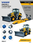 VOLVO P8820D L TRACKED PAVER PARTS CATALOG MANUAL SN 720000-725000 - PDF FILE