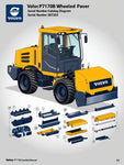 VOLVO P7170B WHEELED PAVER PARTS CATALOG MANUAL SN 387203 - PDF FILE
