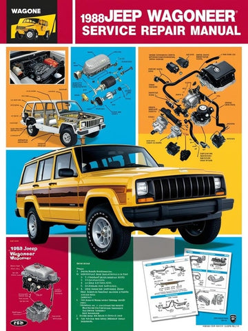 1988 JEEP WAGONEER SHOP SERVICE REPAIR MANUAL - PDF