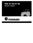 6036401600 Fiat 55-46 65-46 - New Holland Operator's Manual 06910110 Download PDF - Manual labs