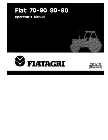 70-90, 80-90 - New Holland Operator's Manual 06910149 Download PDF - Manual labs