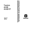 45-66, 45-66DT - New Holland Operator's Manaul 06910161 Download PDF - Manual labs