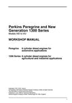 1300 Series - Perkins Peregrine and New Generation (Model WD to WJ) Engines Service Repair Manual - Manual labs