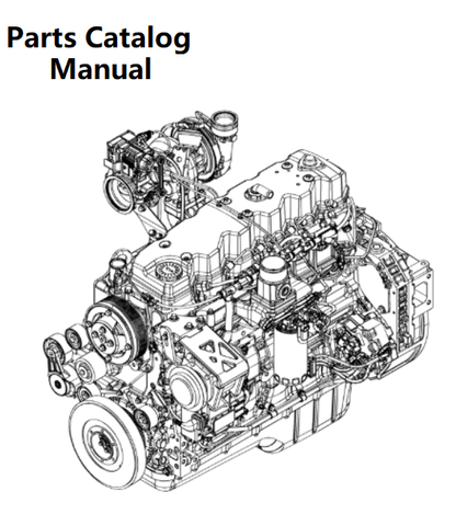 Parts Catalog Manual - New Holland B015 Engine F4HFE613K PN/5802180238-151KW - PDF Book (Delivery)