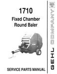 1710 - Gehl Fixed Chamber Round Baler Parts Manual - Manual labs