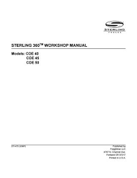 COE40, COE45, COE50 - 2007 Sterling 360 Trucks Workshop Service Repair Manual PDF Download - Manual labs