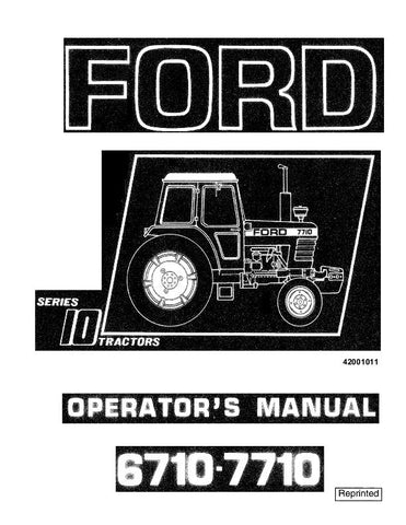 6710, 7710 - New Holland Operator's Manual 42001011 Download PDF - Manual labs