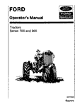 700, 740, 900, 950, 960 Tractor - New Holland Operator's Manual 42070040 Download PDF - Manual labs