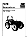 5530, 6530 HIgh Clearance Tractors - New Holland Operator's Manual 42553020 Download PDF - Manual labs