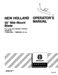 50 Inch Mid-mount Blade For Lgt`s - New Holland Operator's Manual 42871800 Download PDF - Manual labs