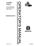 256, 276, 7414, 9030 - New Holland Operator's Manual 43741410 Download PDF - Manual labs