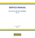 New Holland T6.110, T6.120, T6.130 Tractor Service Repair Manual 47793371 - Manual labs