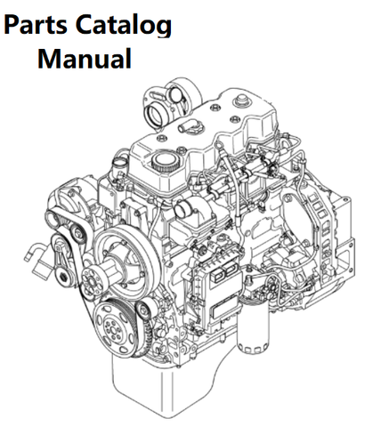 Parts Catalog Manual - New Holland B001 Engine F4HFE413Y 5801910277-47446991 GRAPE HARVESTER 7030/7030L/8030L T4B - PDF Book (Delivery) 