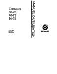 6036418200 Fiat 60-75, 70-75, 80-75 Tractors - New Holland Operator's Manaul 06910159 Download PDF - Manual labs