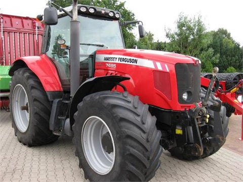 Download PDF for Massey Ferguson MF 7495 Tractor Parts Catalog Manual (3906112)