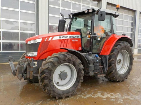 Download PDF for Massey Ferguson MF 7614 Tractor Parts Catalog Manual (C132701-999999)