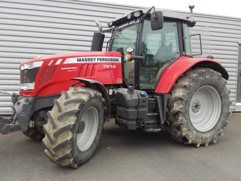 Download PDF for Massey Ferguson MF 7614, 7615 DYNA-4 Tractor Rpeair Time Schedule