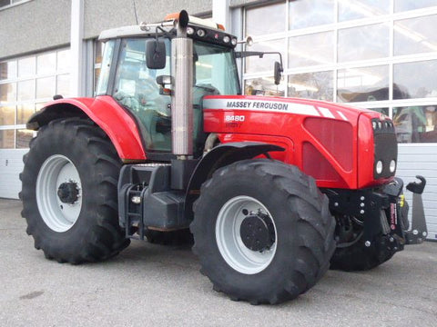 Download PDF for Massey Ferguson MF 8450, 8460, 8470, 8480 Tractor Repair Time schedule