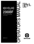 2300BF, 9030, 9030E, TV140 - New Holland Operator's Manual 86574145 Download PDF - Manual labs