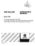 716B, TC35, TC35D, TC40, TC40D, TC45, TC45D - New Holland Operator's Manual 86608542 Download PDF - Manual labs