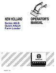 46LB, TB100, TB110 - New Holland Operator's Manual 87022293 Download PDF - Manual labs