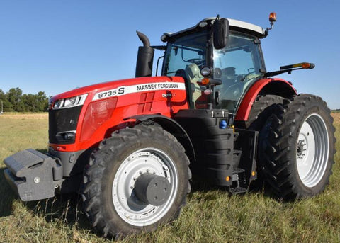 Download PDF for Massey Ferguson MF 8735S Tractor Parts Catalog Manual S/N LNGL2001-9999