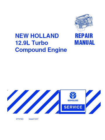 New Holland T9050 Tractor Service Repair Manual 87737594 - Manual labs