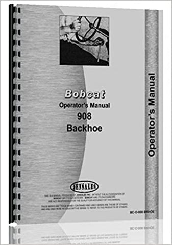 Bobcat 908 Backhoe en US Operator Manual 6556546 Download PDF - Manual labs
