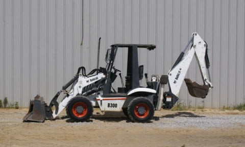 Bobcat B300 Loader Backhoe Opearation & Maintenance Manual 6903386