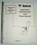 Bobcat BC70 Plate Compressor Operation & Maintenance Manual 6902027 enUS PDF Download - Manual labs