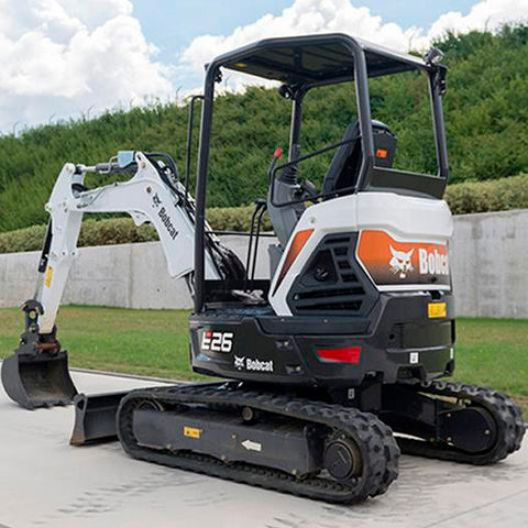 Bobcat Compact Excavator E26 Operation & Maintenance Manual S/N B33212001 & Above 6990438 enGB PDF Download - Manual labs