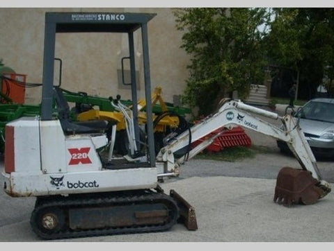 Bobcat Excavator 220 Operation & Maintenance Manual S/N 508215001 & Above 6722250 enUS PDF Download - Manual labs